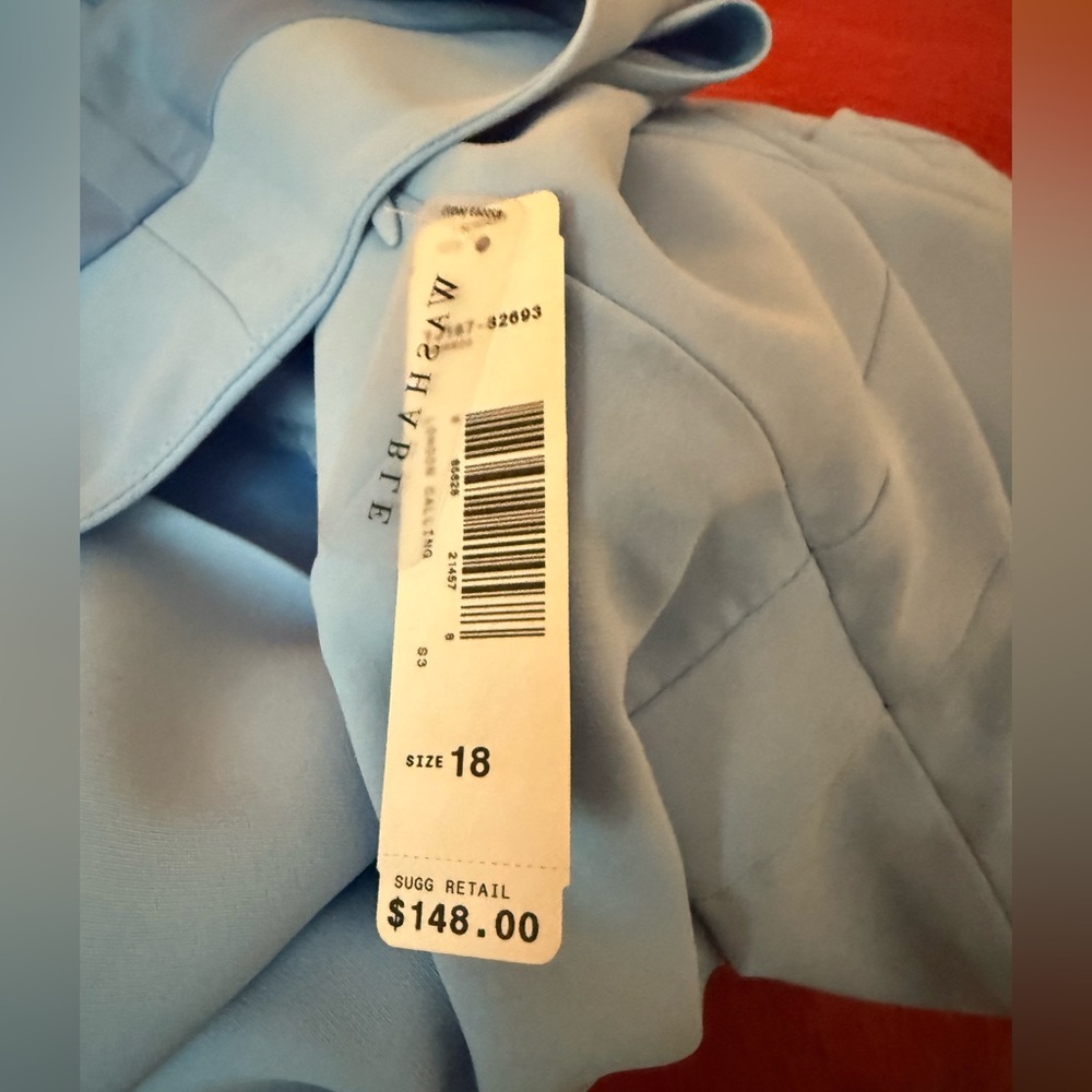 Calvin Klein Light Blue Midi Dress - Picture 4 of 4